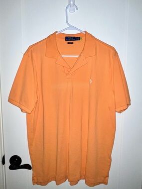 Polo by Ralph Lauren Orange Classic Short-Sleeve Polo Mens Size L NEW W/O TAGS